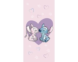 Disney Lilo & Stitch Strandlaken Love - 70 x 140 cm - Katoen