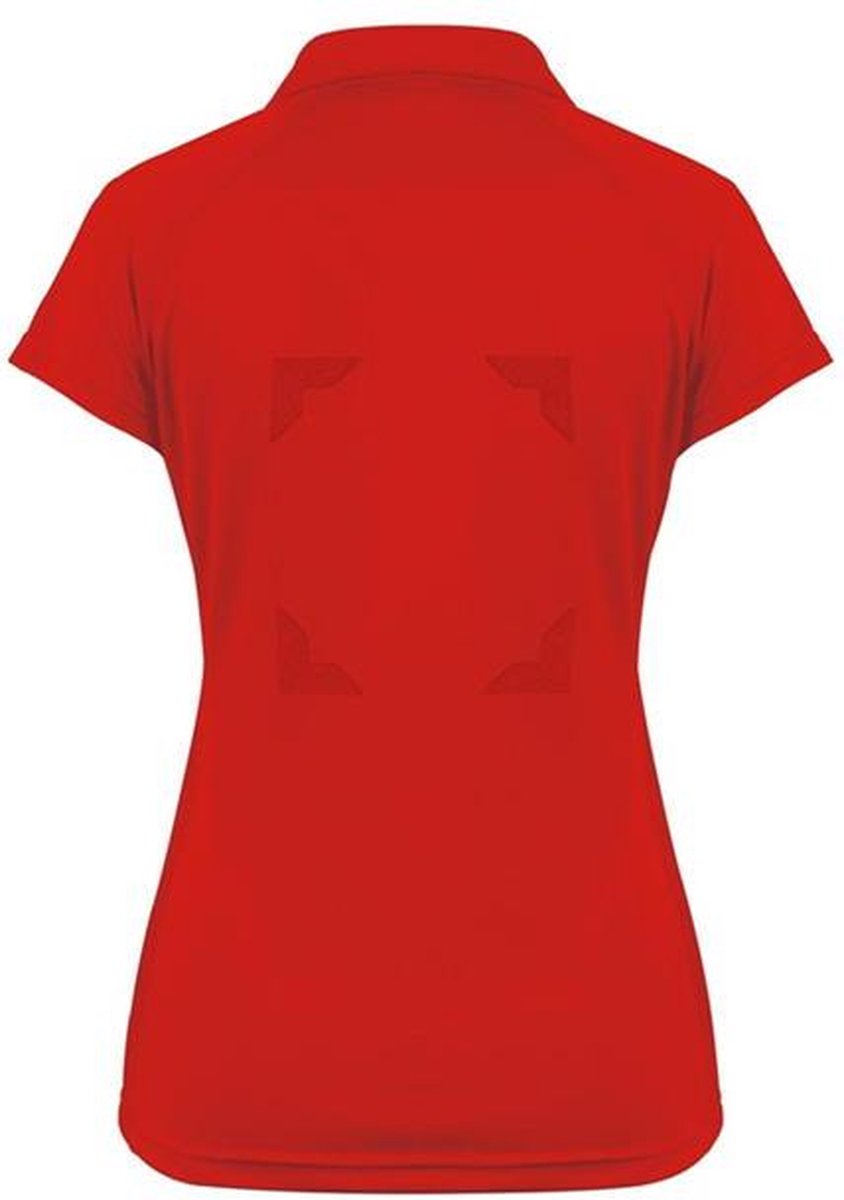 Gilbert Netball Eclipse Hook and Loop Shirt Girls - 9 - 10 Yrs - Rood