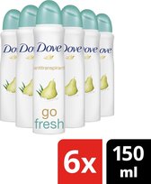 Dove Go Fresh Pear & Aloë Vera Deo Spray - 6 x 150 ml