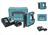 Makita DBN 500 RT1J accu staande spijkermachine 18 V 15-50 mm + 1x oplaadbare accu 5.0 Ah + lader + Makpac
