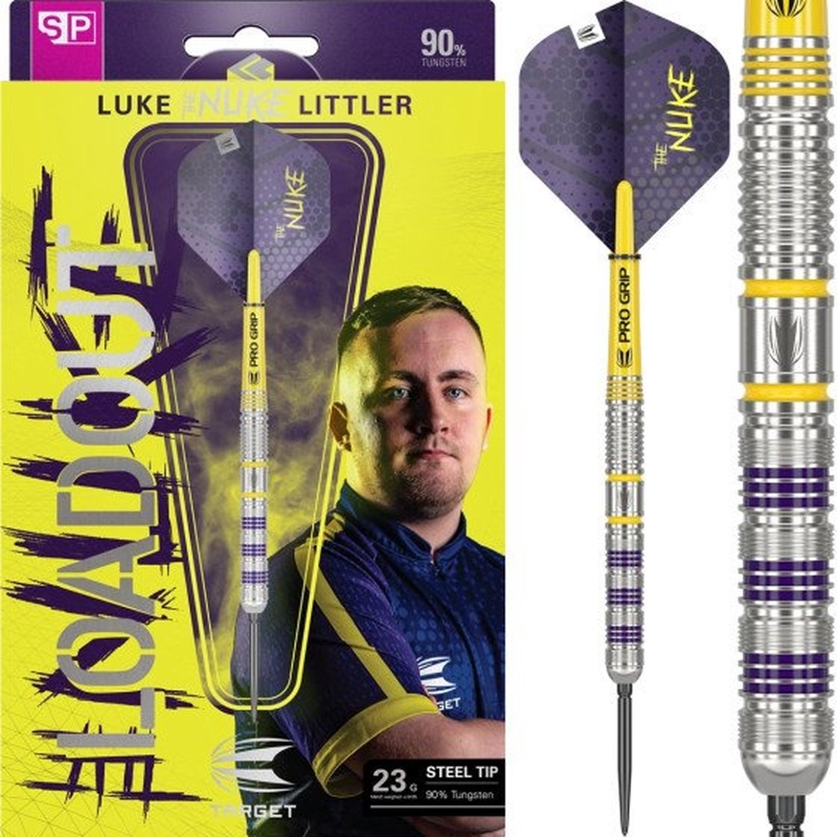 Target Luke Littler Loadout Swiss Point 90% - Dartpijlen 24 Gram