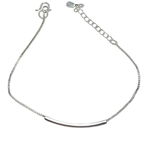 Armband-Celine-Zilver-Minimalistisch Staafje-Charme Bijoux