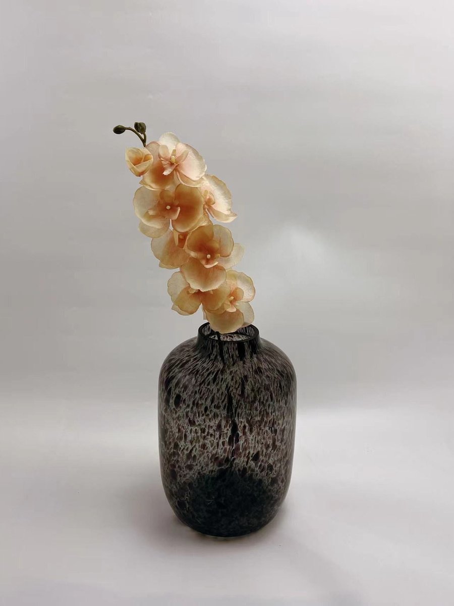 Luxury Living - Cheetah Vaas Smoke Small