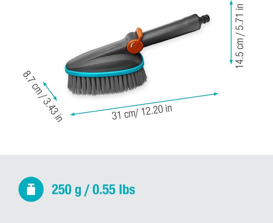 GARDENA Cleansystem handborstel M Soft - met slangaansluiting van GARDENA — afbeelding 5