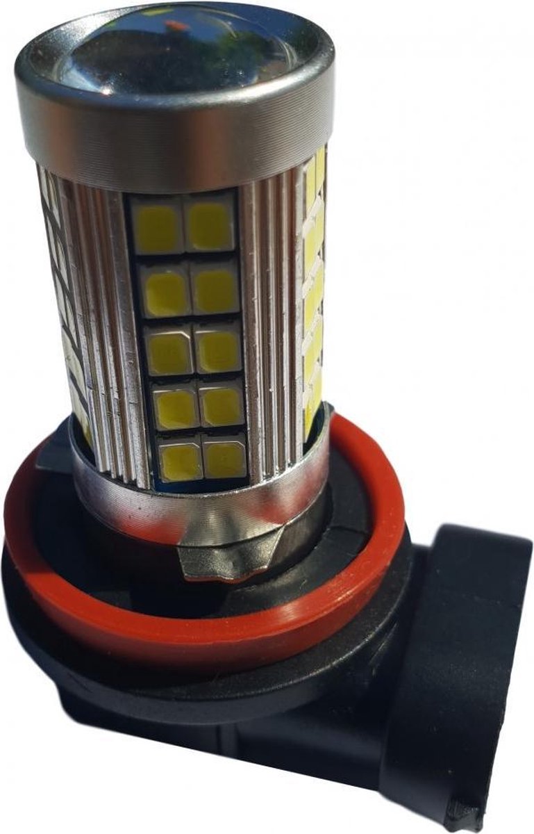 H11 koplamp 5W | 55- SMD xenon wit 6000K met lens | 12-24V
