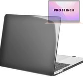 Laptopcover - Geschikt voor MacBook Pro 13 inch - Case - Cover - Hardcase - A1706/A1708/A2338/A2686 (M1,M2,Touchbar, 2016-2022) - Kristal Zwart