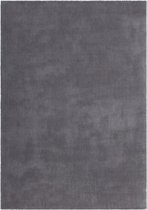 Hoogpolig Vloerkleed | Tapijt | Velluto | Zilver | 80x150 cm