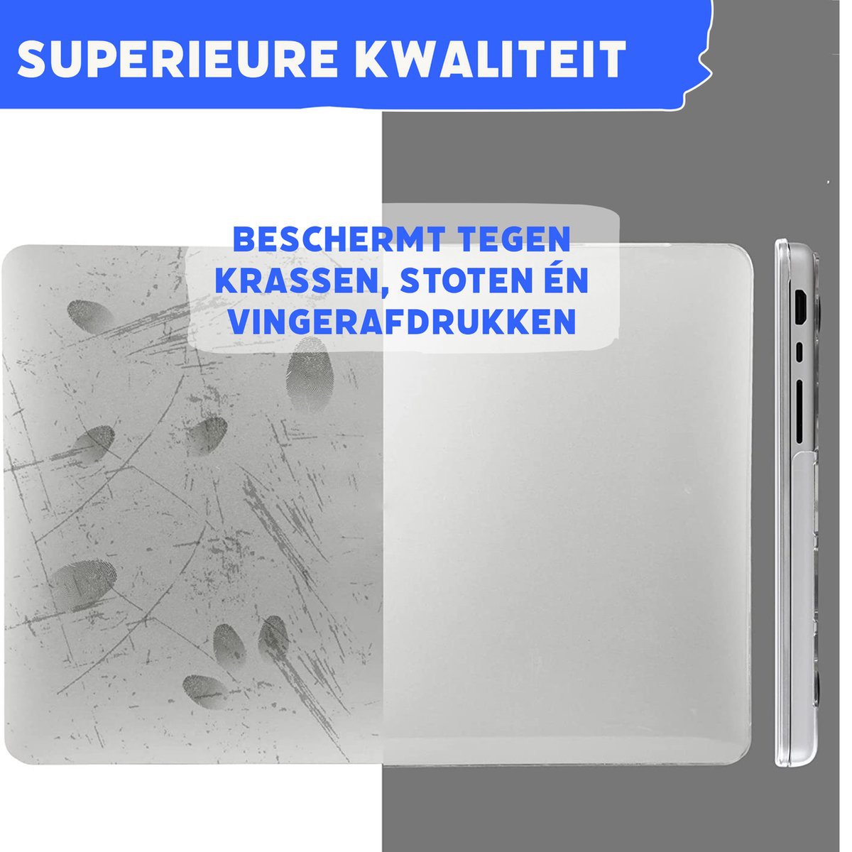 MacBook Air 13 inch hoesje transparant hardcase cover A1932 A2179 A2337 M1 2018-2020 beschermhoes - Afbeelding 3