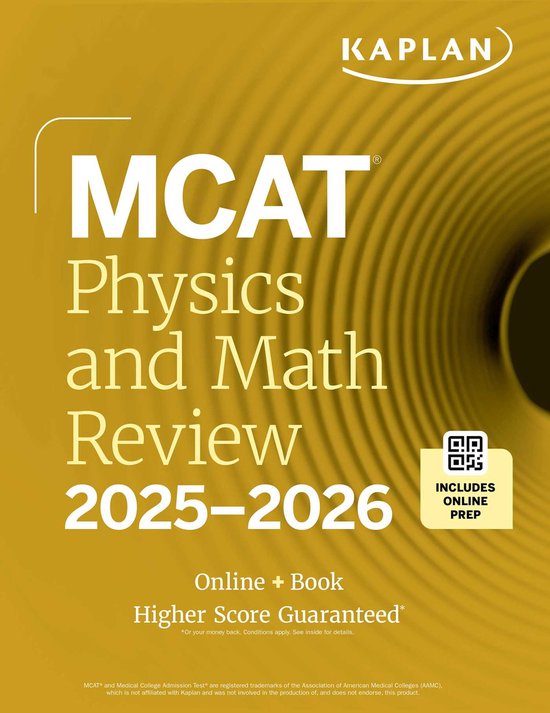 Kaplan Test Prep- MCAT Physics and Math Review 2025-2026 - cover