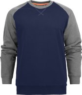 MacOne - Sweater - David - marineblauw/grijs - XL