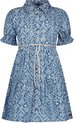 Like Flo F402-5855 Meisjes Jurk - Denim Ikat - Maat 140