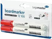 Viltstift legamaster tz100 whiteboard 2mm 2st rd | Blister a 2 stuk