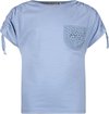 Like Flo F402-5405 Meisjes T-shirt - Ice blue - Maat 140