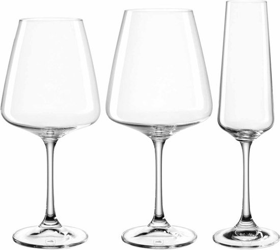 LEONARDO Maxima 061755 Set van 12 witte bierglazen, hoogwaardig afgewerkt, inhoud 500 ml, vaatwasmachinebestendig, 12 transparante tarweglazen LEONARDO Maxima 061755 Set van 12 witte bierglazen, hoogwaardig afgewerkt, inhoud 500 ml, vaatwasmachinebestendig, 12 transparante tarweglazen