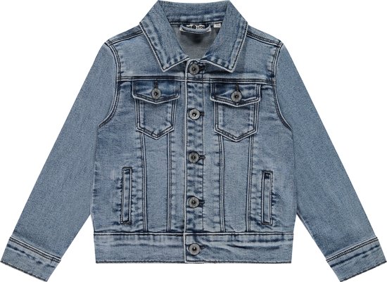 Stains and Stories boys jeans jacket Jongens Jas - mid blue denim