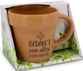Mug - Merci - Pot de fleurs - Chocolats Sorini - Emballage cadeau