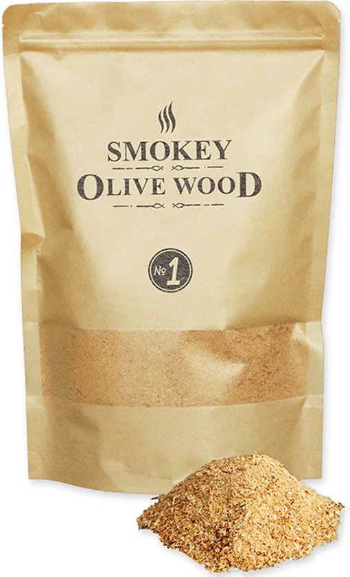 Smokey Olive Wood ?1 Rookmot 0-1mm - 500 gram - Smokey Olive Wood