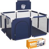Grondbox - Grondbox baby - Baby Speelbox - Grondspeelbox - Kruipbox - Veilige Speelomgeving - Incl. Accessoires