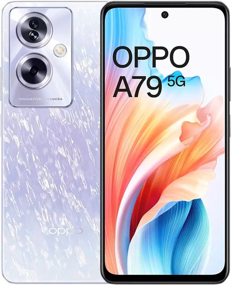 OPPO A79 5G - 256GB opslag - 8GB RAM - Dubbele camera - Paars | bol