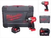 Milwaukee M18 FMTIW2F12-501X Accu-slagmoersleutel 18 V 745 Nm 1/2" borstelloos + 1x accu 5.0 Ah + HD box - zonder lader