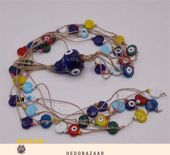 Handgeblazen glazen Nazar amuletten - Traditioneel Anadolu design