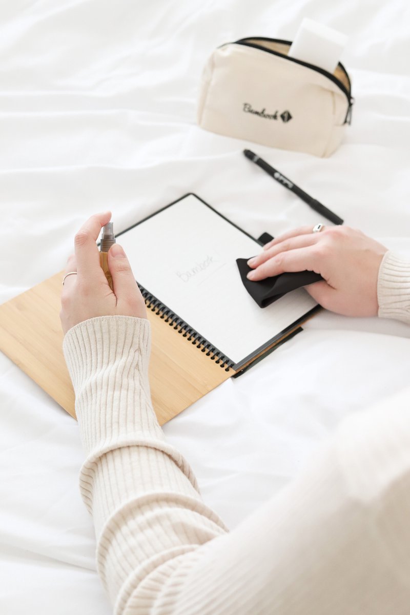 Bambook Agenda Original - A5-52 Weekoverzichten - Agenda 2025 - Planner 2025 - Uitwisbare Planner, Herbruikbare Organizer, Duurzaam Whiteboard Takenlijst - Inclusief Gratis Pen & Bambook App