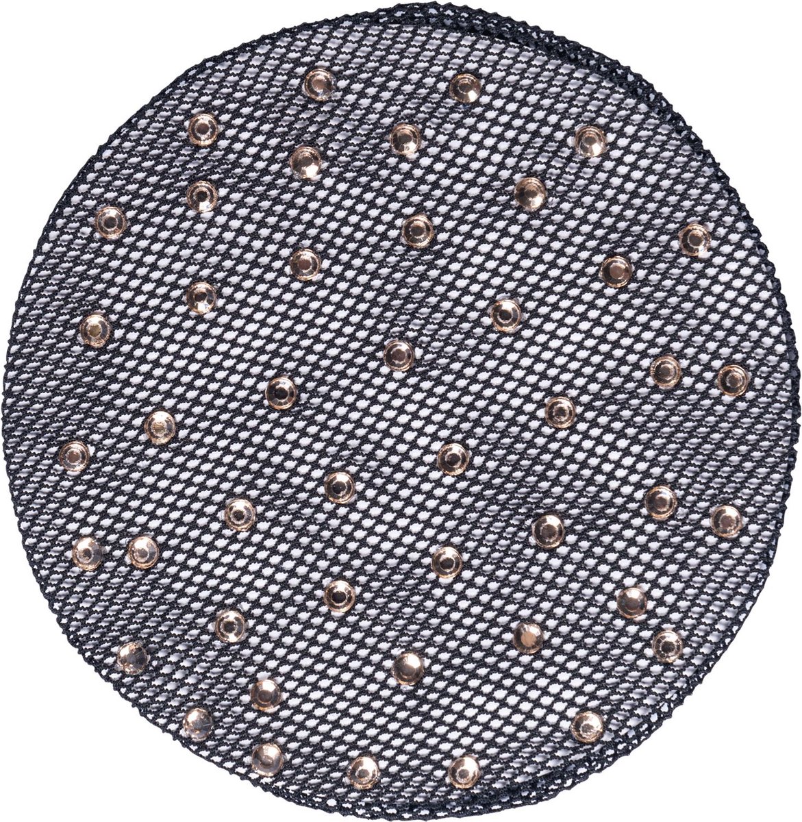 Knotnetje Rosegolden Zwart
