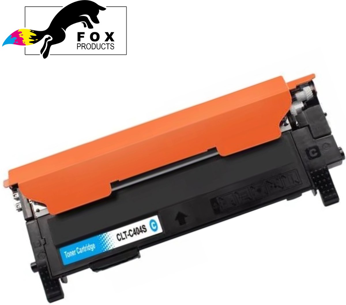 FoxProducts® CLT-404S / CLT-P404 - Cyan Cyaan Geschikt voor Samsung SL C430, C430W, C430W, C480, C480FN, C480FW, C480W, Samsung Xpress C480, C480FN, C480FW, C480W, C430, C430WCLT-K404S, - CLT-C404S, CLT-M404S en CLT-Y404S