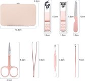 manicure set -Wenkbrauwverzorgingsset, Roestvrijstalen Nagelverzorgingstools 7