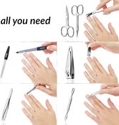 manicure set -Wenkbrauwverzorgingsset, Roestvrijstalen Nagelverzorgingstools 7