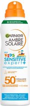 Garnier Ambre Solaire Sensitive Expert+ Spray Solaire Kids Anti- Sable SPF 50+ Ceramide Protect 150 ml - 6x 150 ml - Pack économique