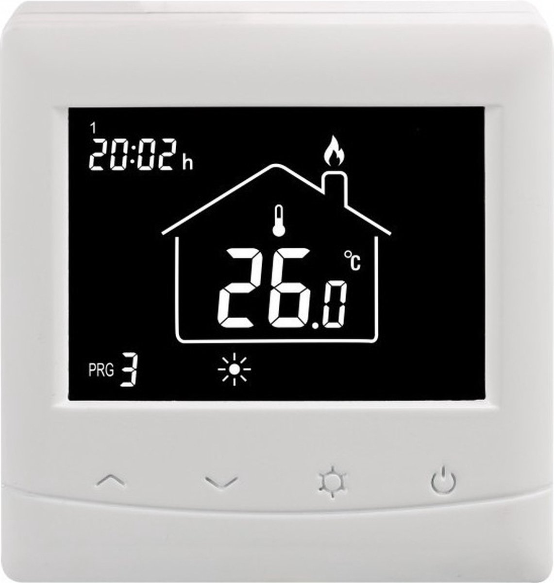 2HT-TT thermostaat, thermostaat en timer in één