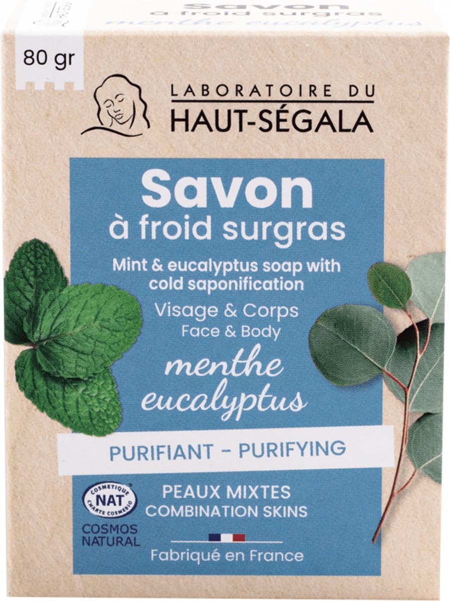 Goedkoopste Laboratoire du Haut-Ségala Supervette Koudwerkende Zeep Mint Eucalyptus 80 g