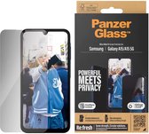 PanzerGlass Protecteur d'écran Ultra large pour Samsung Galaxy A15 - Tempered Glass compatible avec les coques - Verre de confidentialité Antibacterieel - avec cadre d'installation EasyAligner