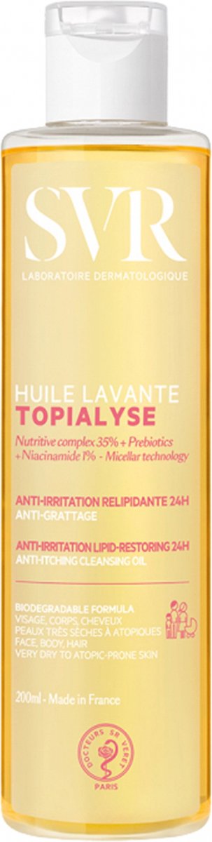 Lichaamsolie SVR Topialyse Schoonmaakster (200 ml)