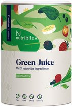 Nutribites Green Juice - Vegan superfood groen poeder - Activeert de natuurlijke energie - 31 Gezonde ingrediënten - 300g