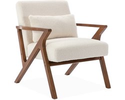 sweeek - Fauteuil, antoine, b 70,5 x d 75 x h 81cm
