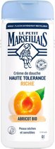 Le Petit Marseillais Hoge Tolerantie Douchecrème Rijk Biologisch Abrikoos 400 ml