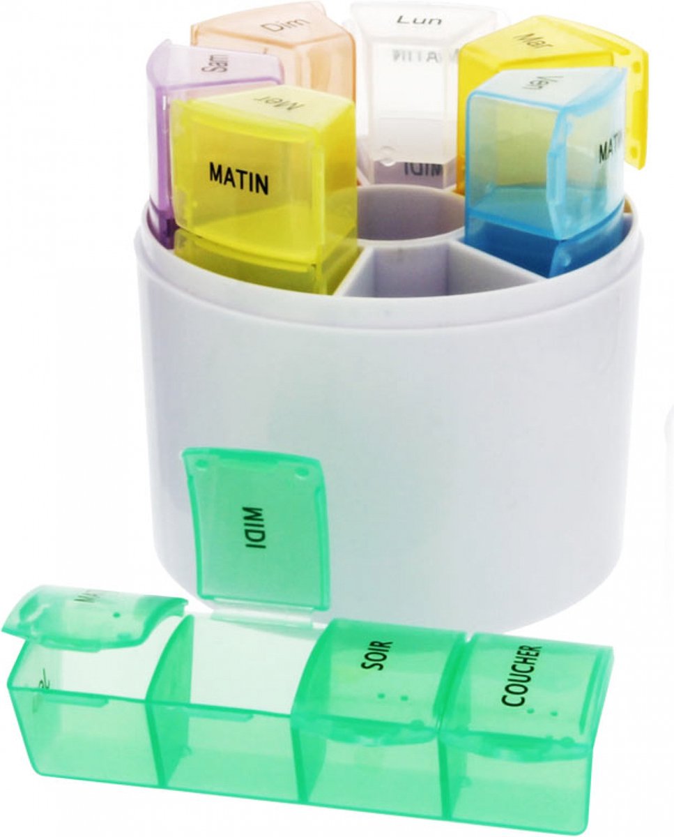 Goedkoopste Estipharm 7-daagse Dispenser Rond