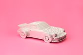 CARTONIC- Porsche 911- 3D Puzzel-Speelgoed- Puzzel-DIY- Creatief- Karton- Kinderen en volwassen- 3D- puzzel