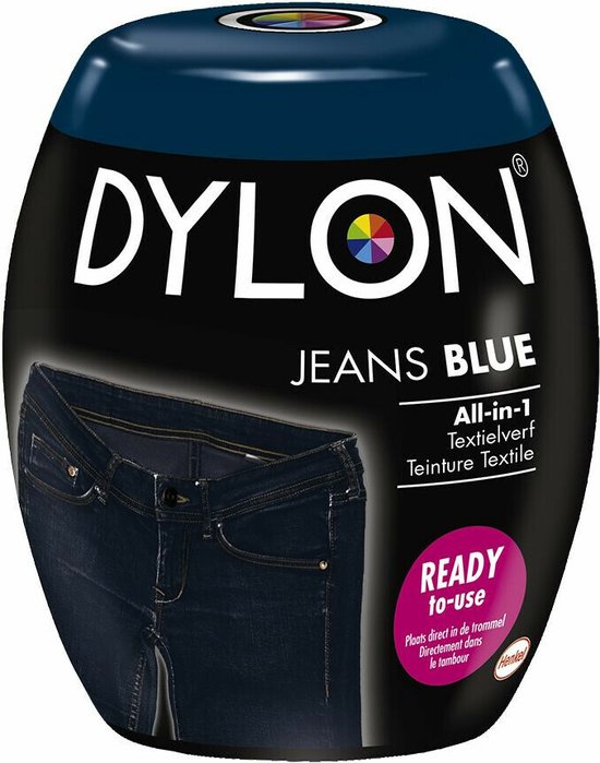 DYLON Wasmachine Textielverf Pods -  Blue Jeans - 350g