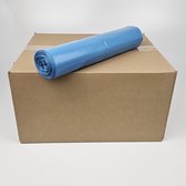 Blauwe Vuilniszakken | 250 Zakken | 120 Liter - LDPE | 70cm x 110cm - (120 Liter Vuilniszakken)
