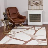Vichy Abstract tapijt, vloerkleden voor woonkamer, eetkamer, woonkamer, slaapkamer, marmeren tapijt, zacht, middelpolig, groot tapijt voor eenvoudig onderhoud, moderne tapijten, woonkamer, 160 x 213