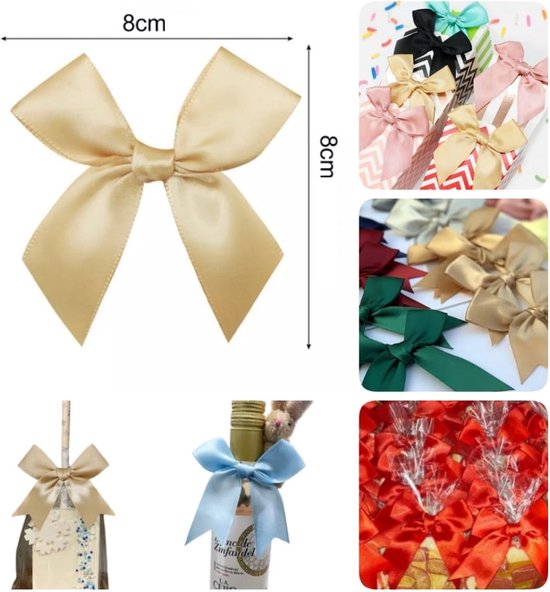 Satijn lint 2.5 cm breed - organza zakjes