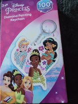Diamond painting- sleutelhanger - 3 prinsessen- Disney