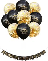 Akyol - ramadan mubarak Ballonnen 10 Stuks - ballon goud - ramadan mubarak - ramadan versiering - ramadan slinger