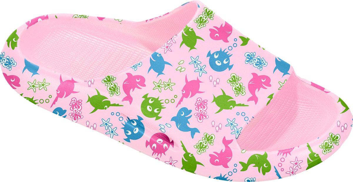 BECO-SEALIFE® badslippers voor kinderen - roze - maat 28-29