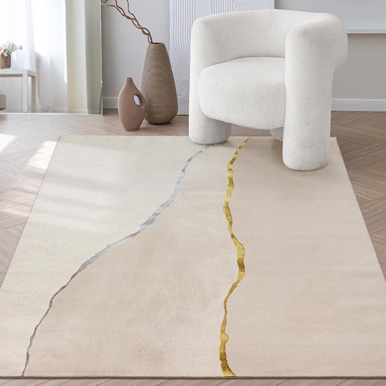 flycarpets Japandi vloerkleed - Arte Crème Black Friday Top Sellers Huis & Tuin