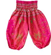 Pantalon - Sarouel - Pantalon d'été - Bébé - fille - 0-1 ans - taille 80 - cadeau maternité - Plume rose