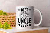 Mok Best Uncle Ever - FamilyFirst - Gift - Cadeau - LoveMyFamily - GezinEerst - FamilieLiefde - Mom - Sister - Dad - Brother - Mama - Broer - Vader - Zus - anime - Teacher